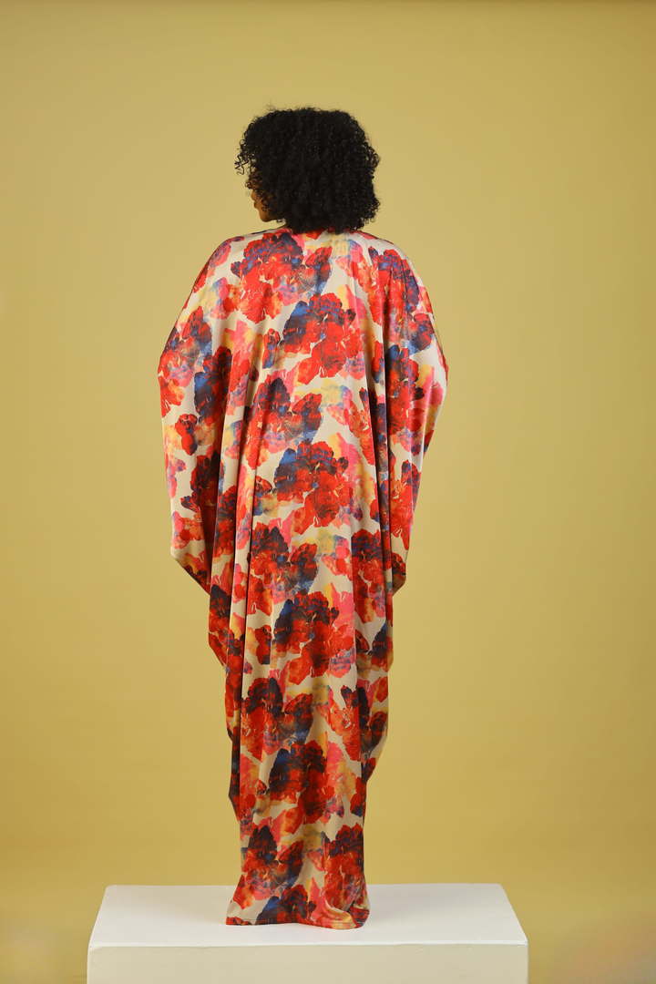 THE BLOOM SILK KAFTAN