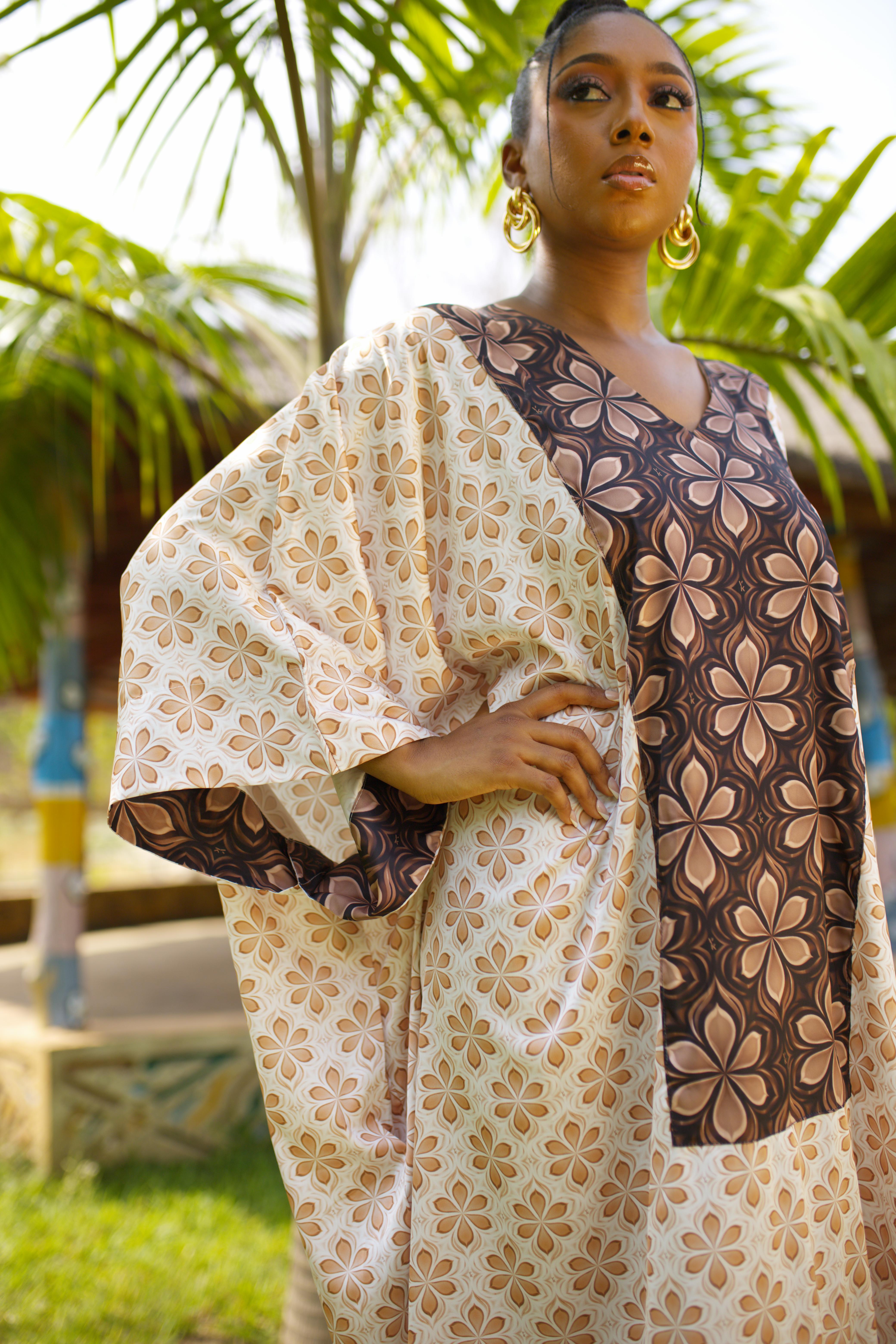 THE REVERIE RELAX SILK KAFTAN