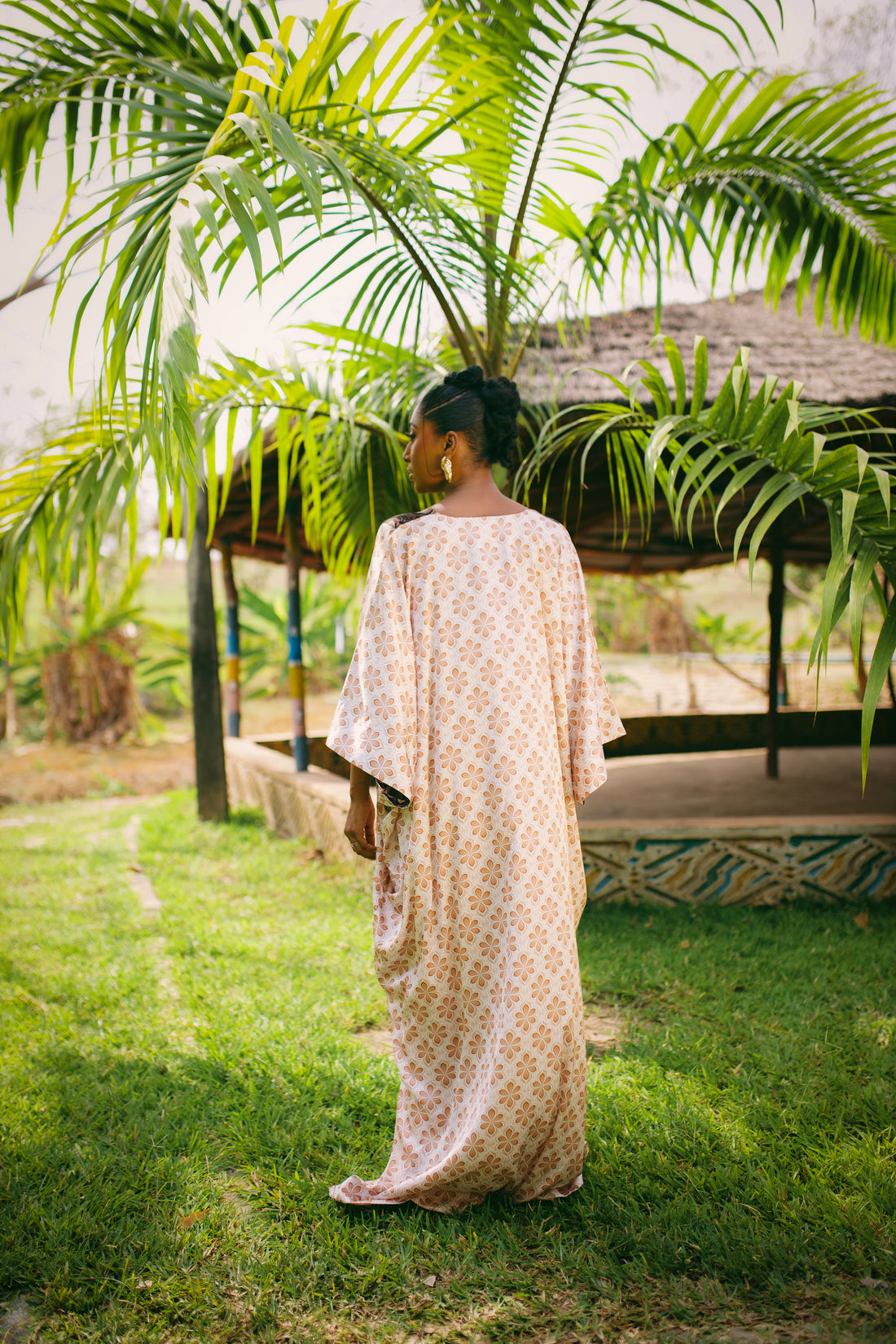 THE REVERIE RELAX SILK KAFTAN