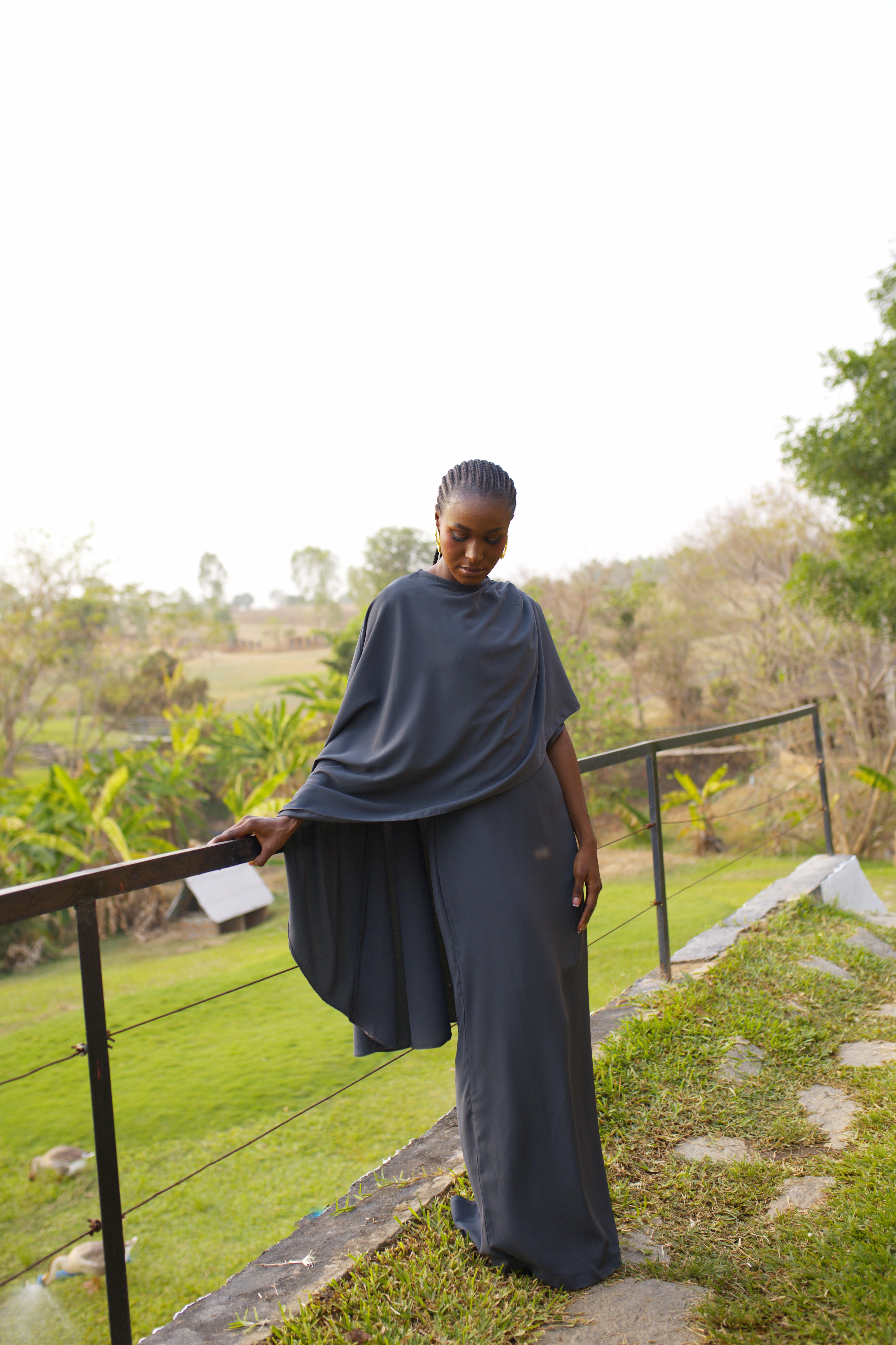 THE LAYALI DRAPE DRESS