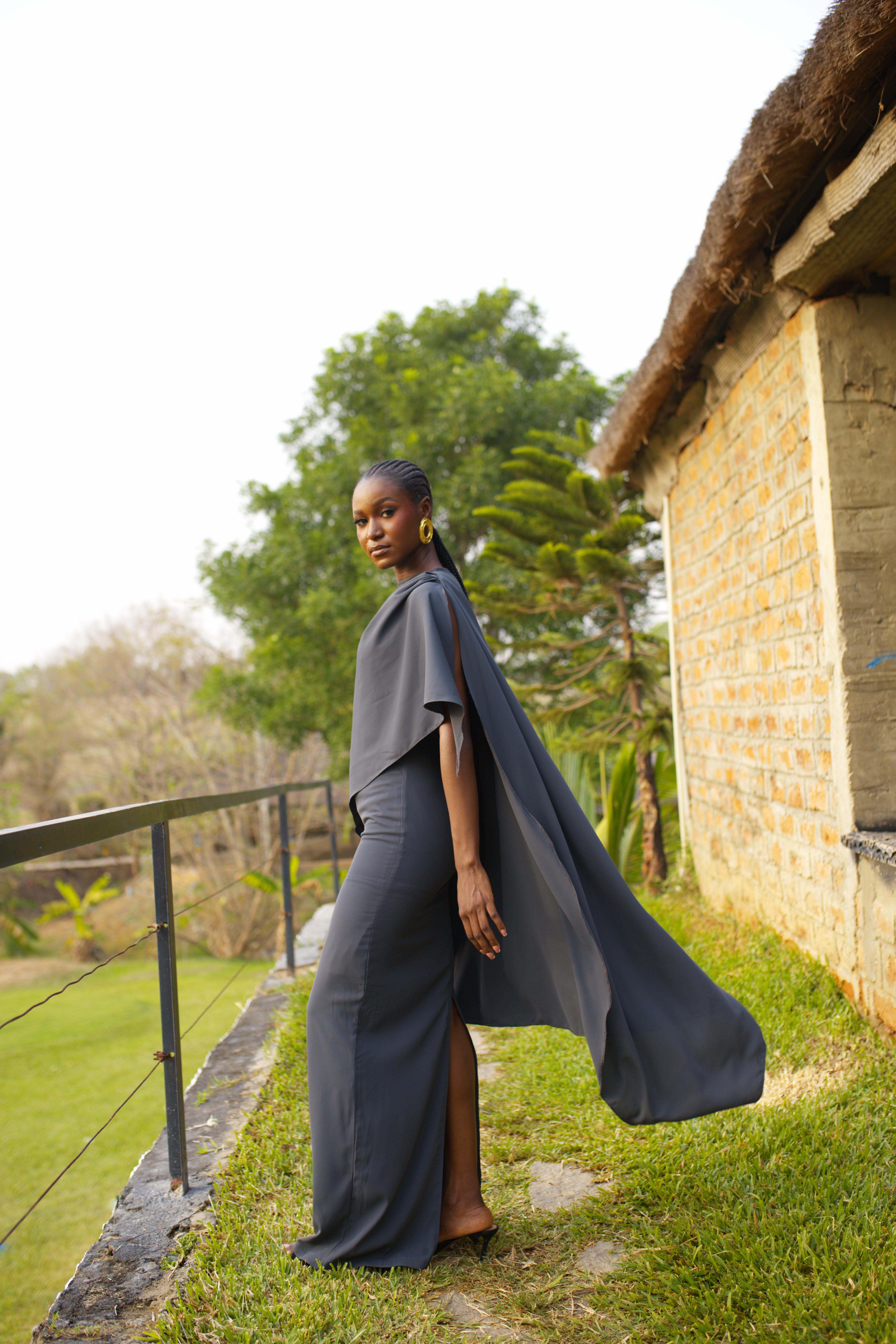THE LAYALI DRAPE DRESS