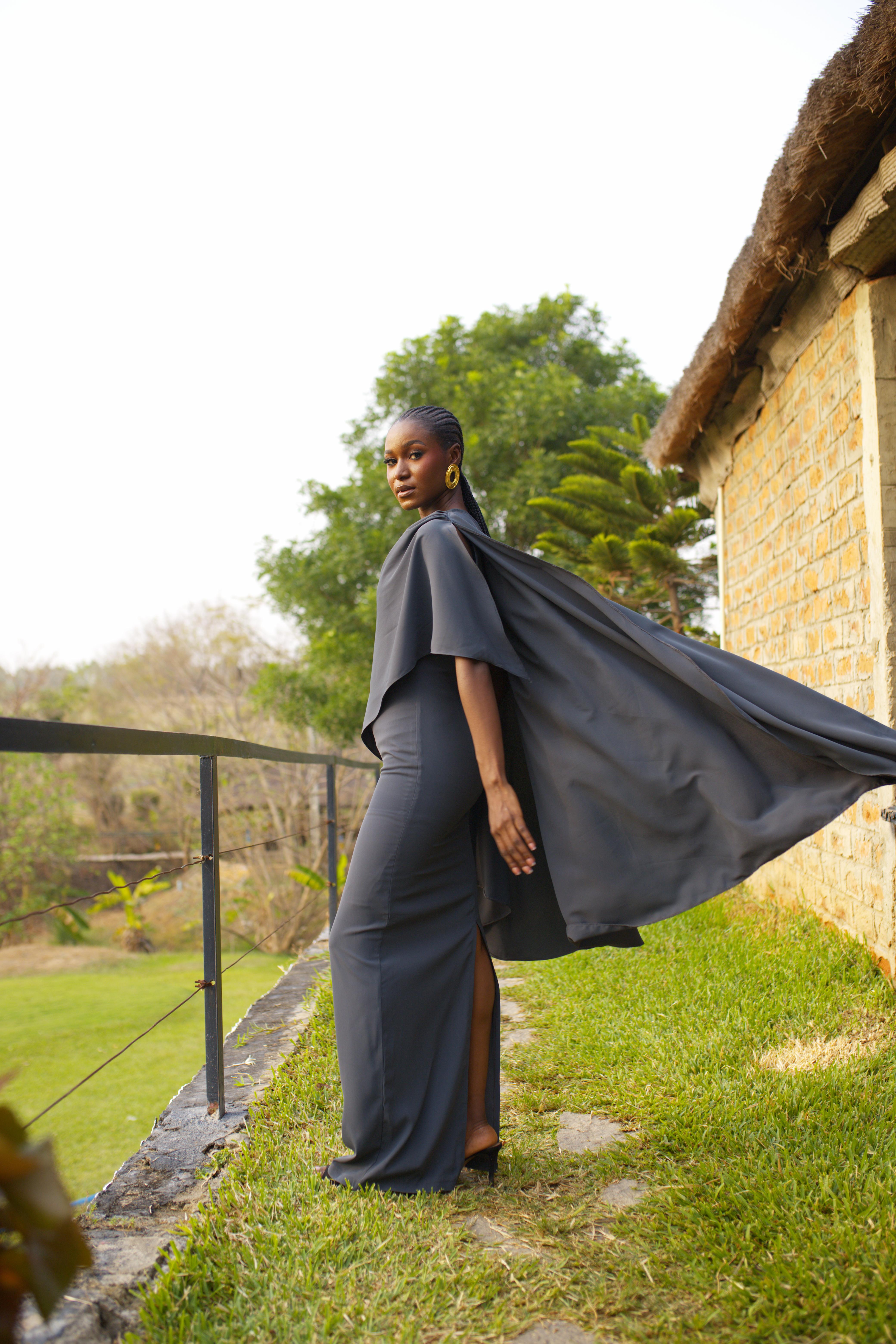 THE LAYALI DRAPE DRESS