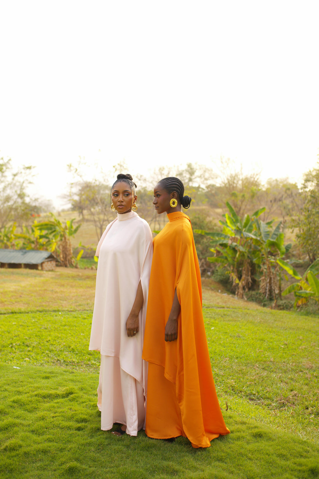 THE KAMILAH CAPE DRESS