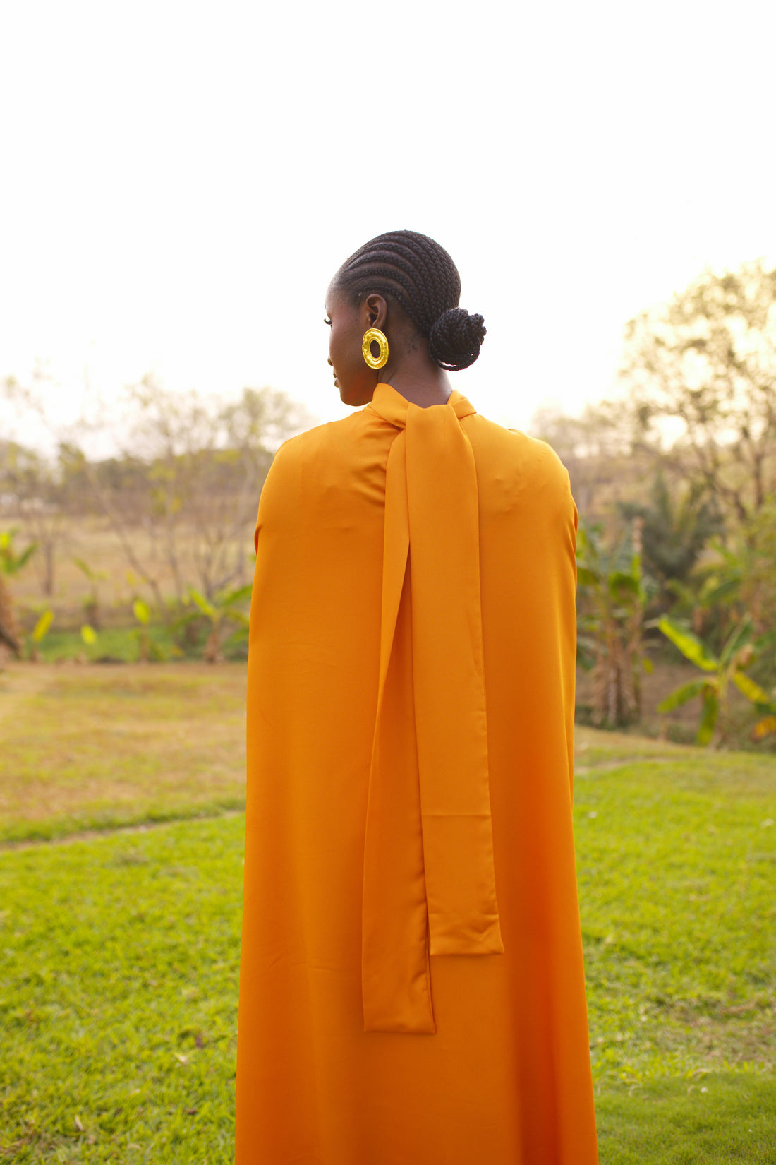 THE KAMILAH CAPE DRESS