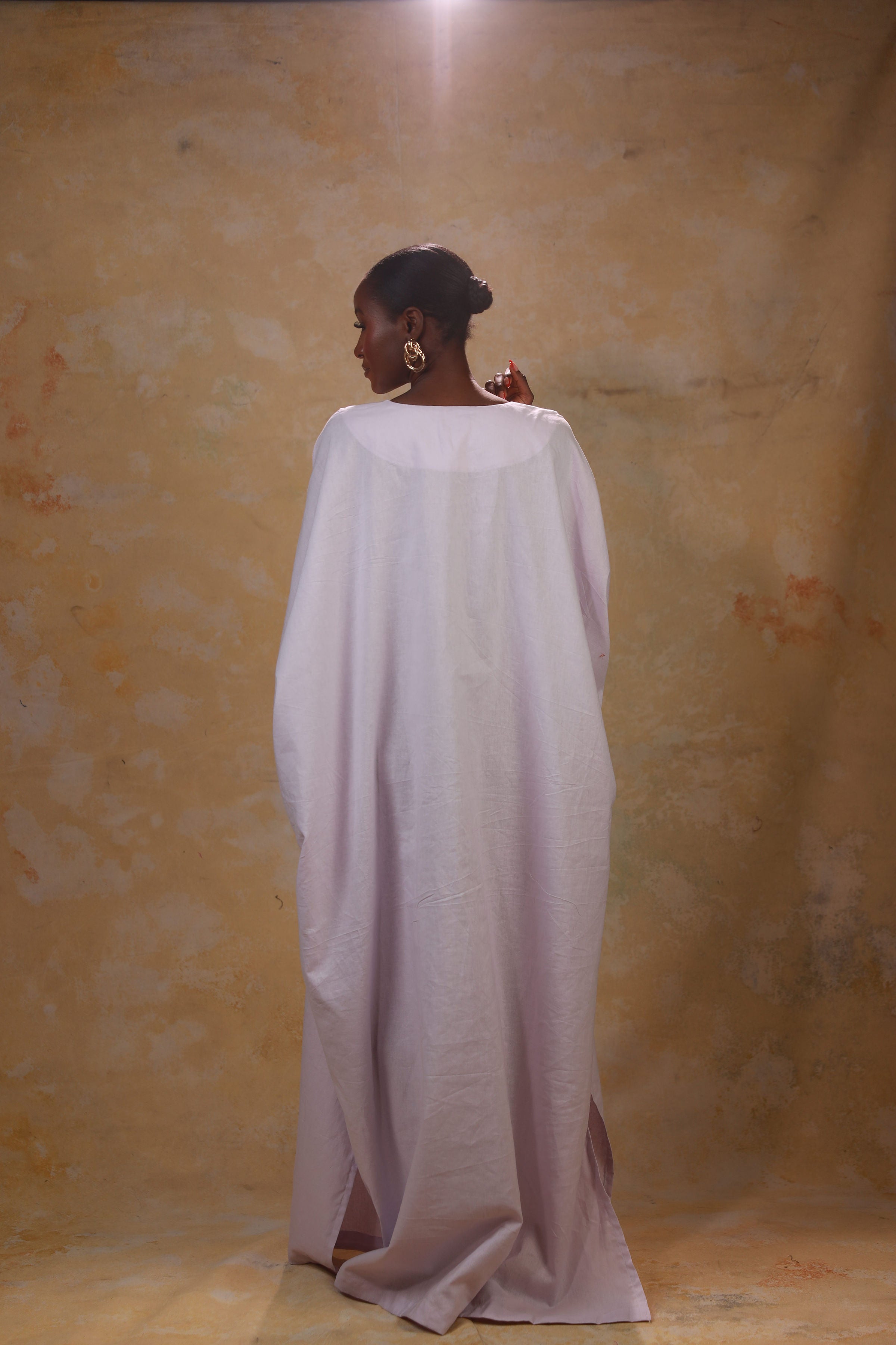 GOLDEN HOUR RELAXED LINEN KAFTAN