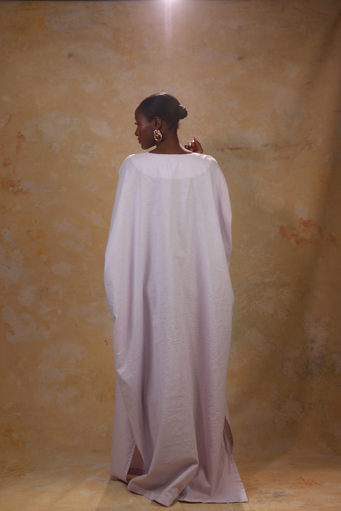 GOLDEN HOUR RELAXED LINEN KAFTAN