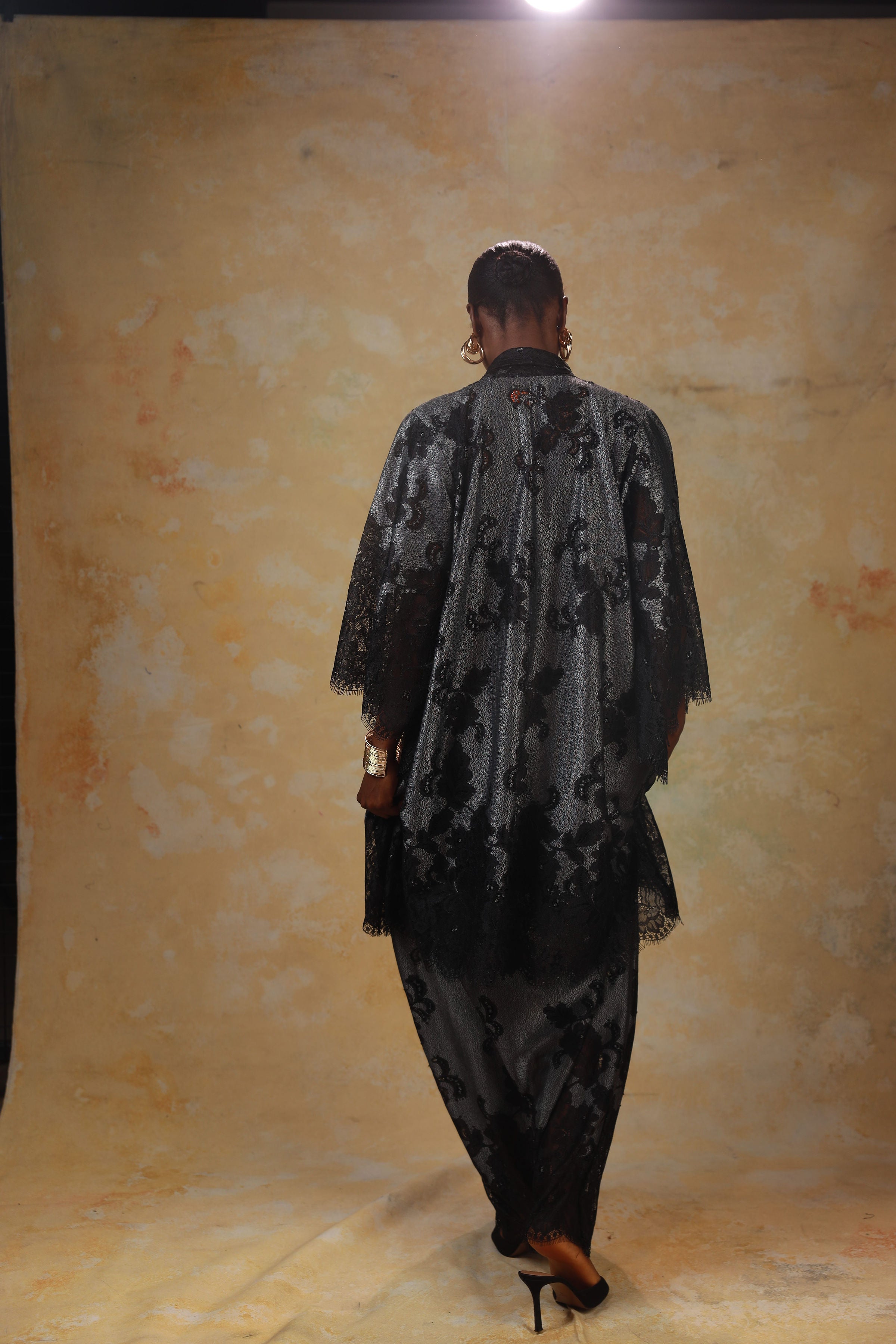SERAPHINA LACE KAFTAN TWO PIECE