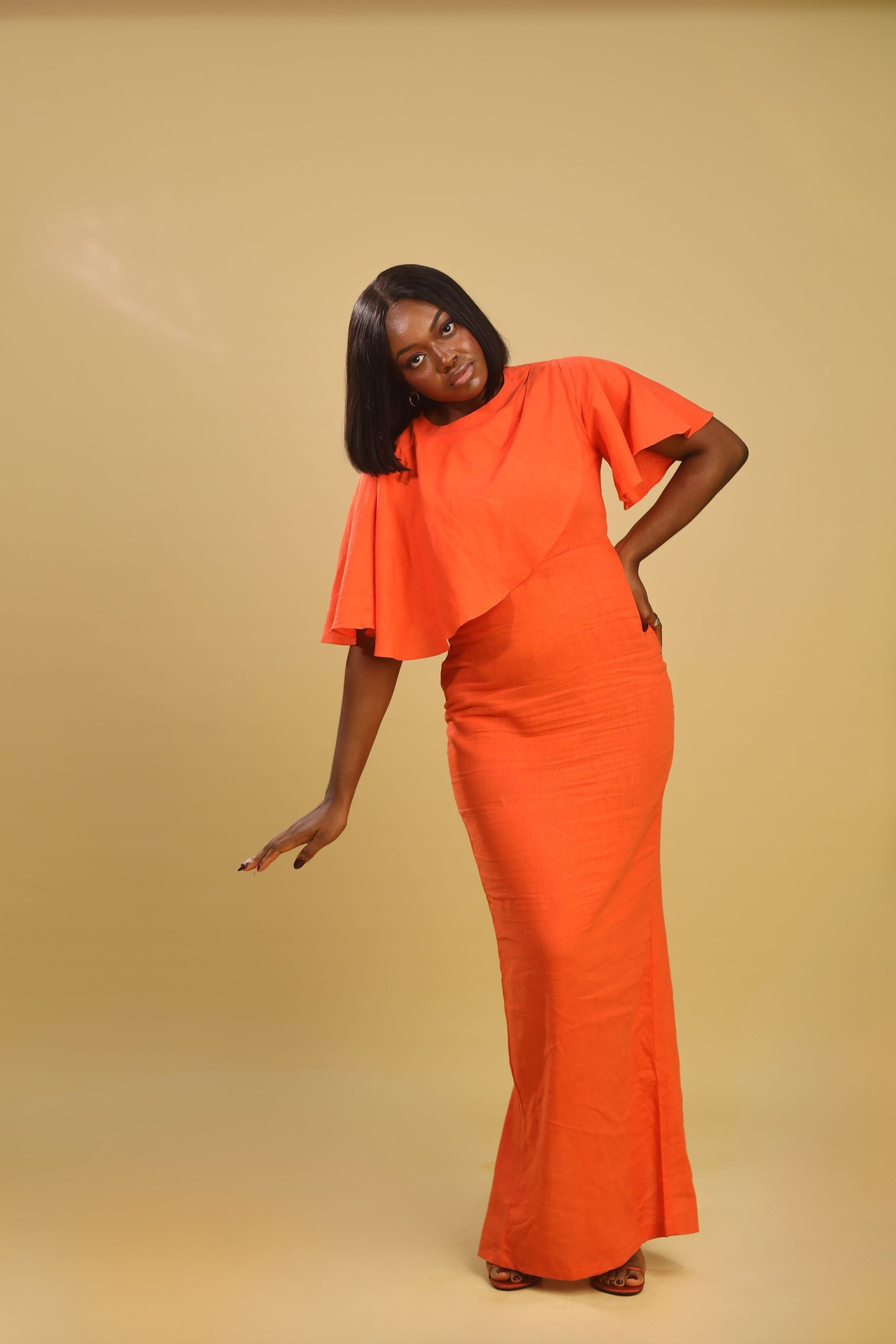 THE SIENNA CAPE DRESS