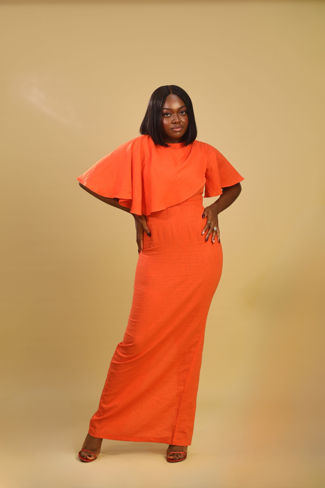 THE SIENNA CAPE DRESS