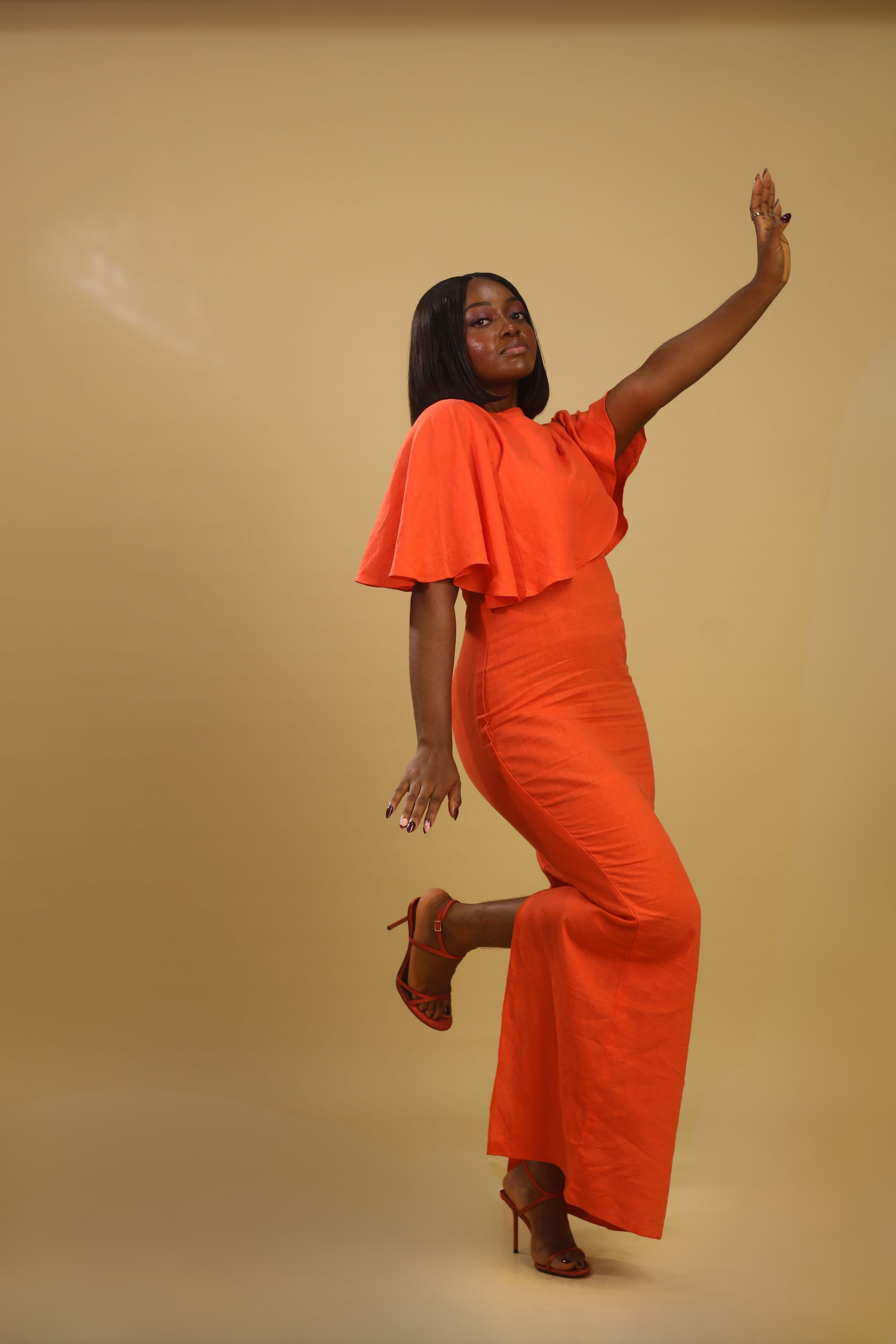 THE SIENNA CAPE DRESS